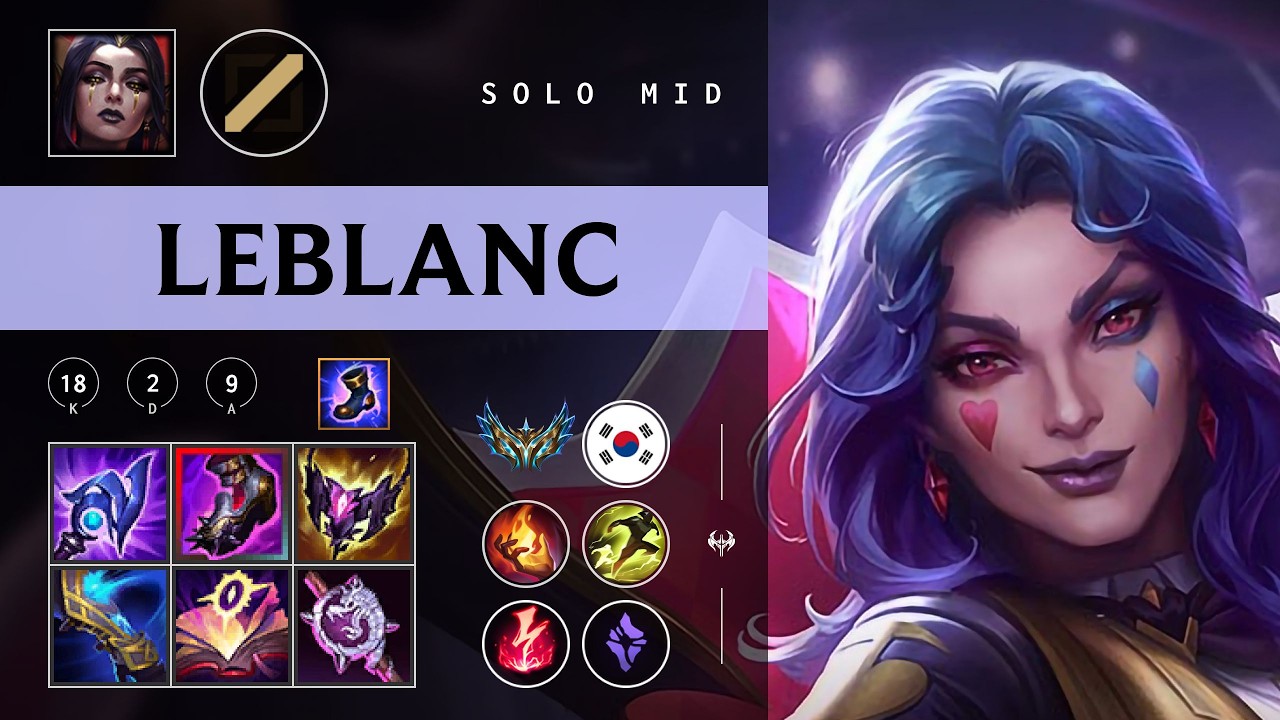 LeBlanc Mid vs Irelia - KR Challenger Patch 26.03