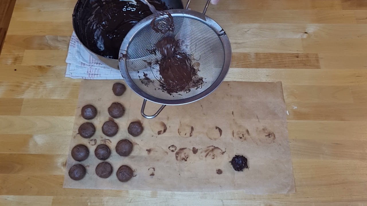 Pralinen als Dekor igeln