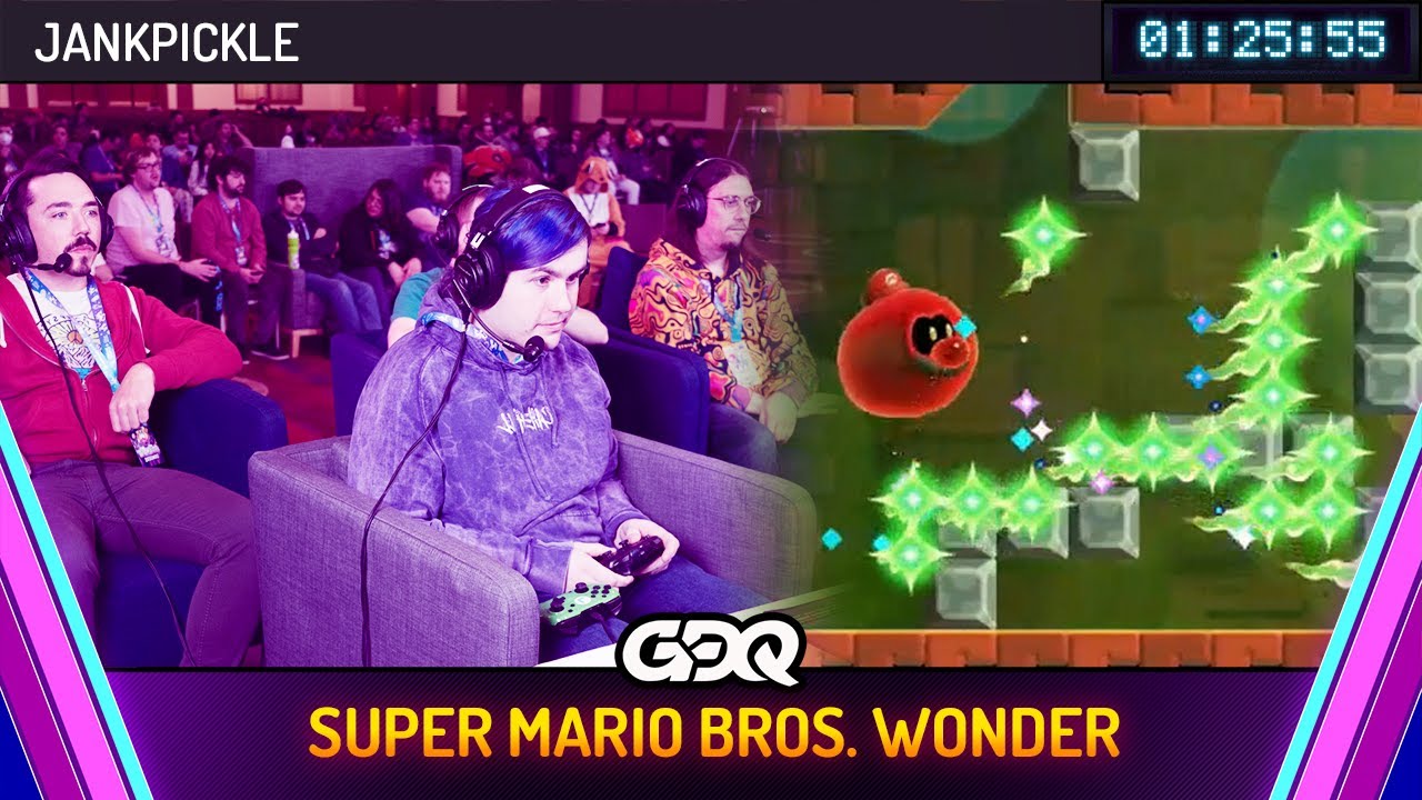 Super Mario Bros. Wonder by JankPickle in 1:25:55 - Awesome Games Done Quick 2024