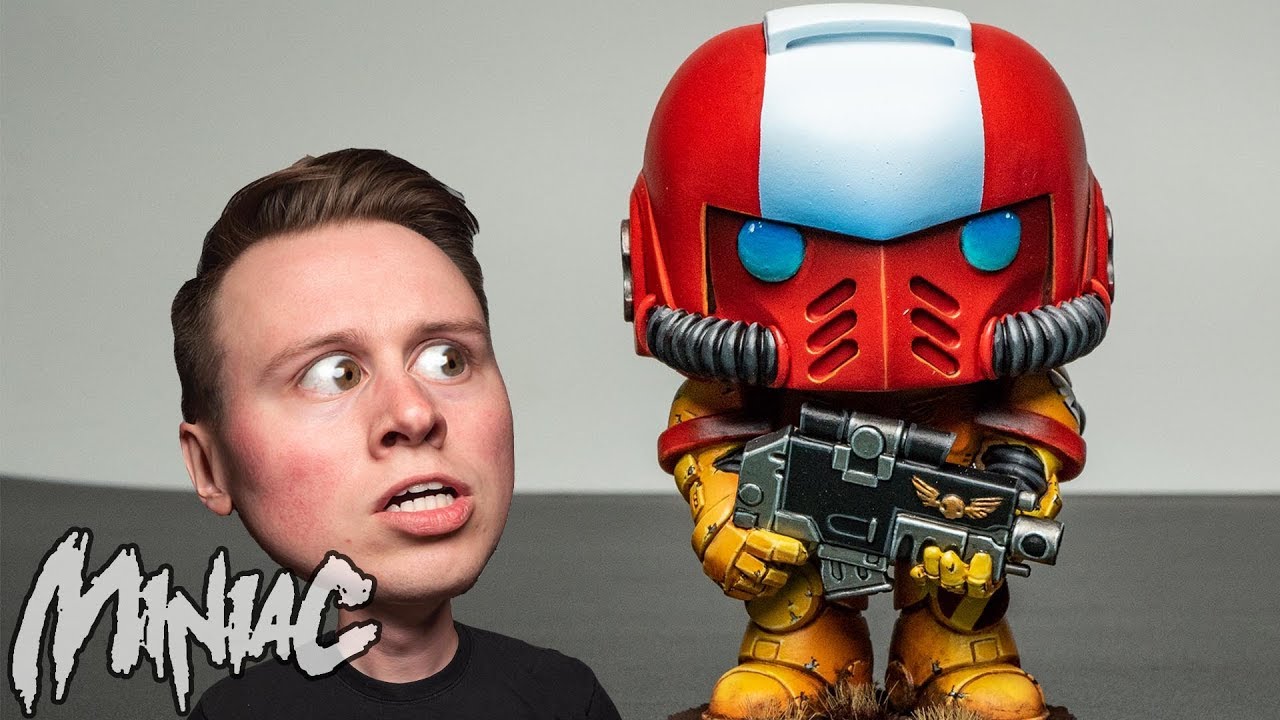 Painting a Funko Pop SPACE MARINE!