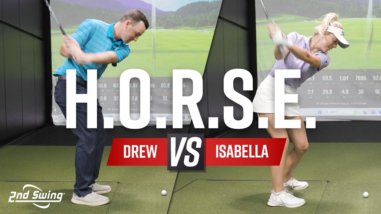H.O.R.S.E. Golf Challenge | Drew vs Bella McCauley