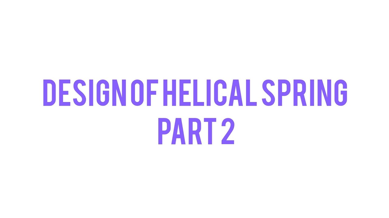 ​Solid Length, Free Length, Pitch & Stiffness | Spring Terminology Explained | DME