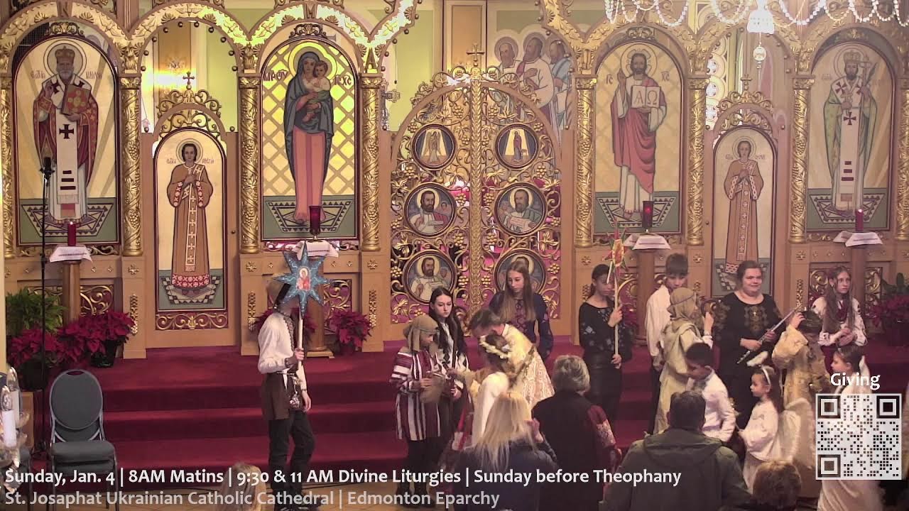 Sunday, Jan. 4 | 8AM Matins | 9:30 & 11 AM Divine Liturgies | Sunday before Theophany