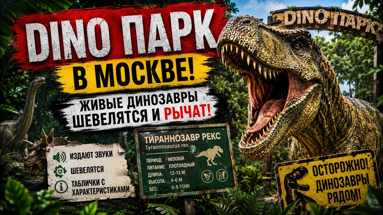 Дино Парк DinoPark в парке сказка