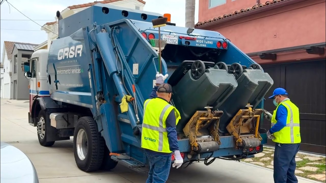 CR&R Mini New Way Rear Loader Garbage Truck