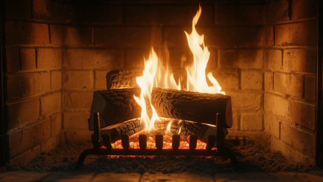 Fireplace for Casting — Cozy Crackling Fire Ambience on TV