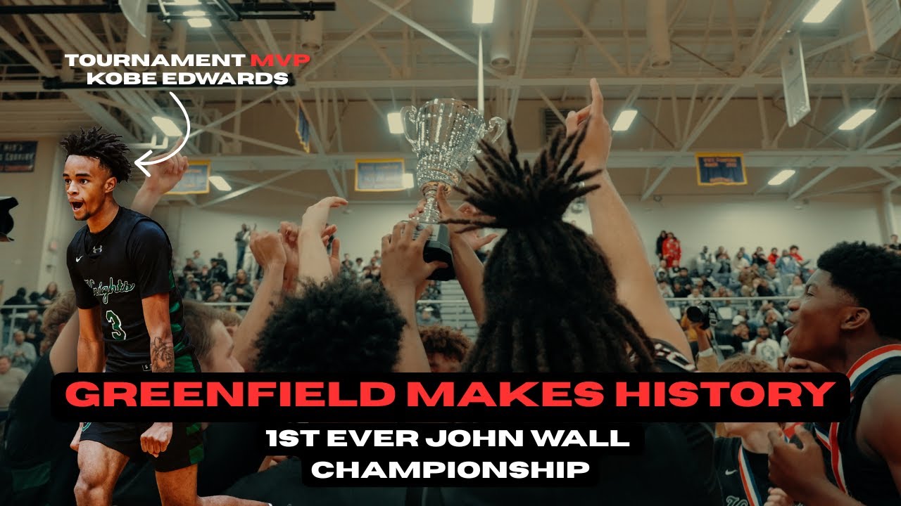 *CRAZY 4Q COMEBACK* Kobe Edwards & Greenfield Make History Vs Coronado at the John Wall Invitational