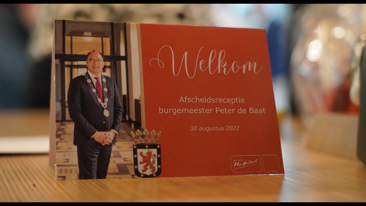 Peter de Baat neemt afscheid van de gemeente Montferland