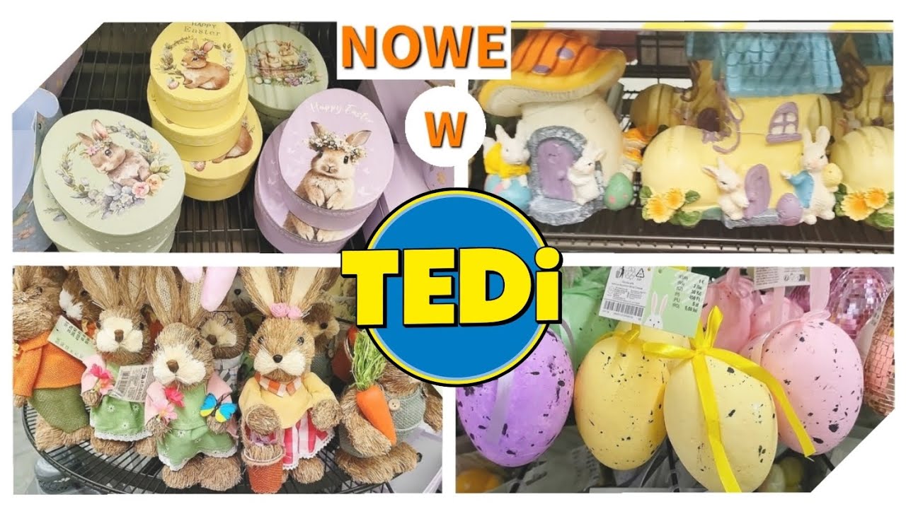 TEDi Wiosna & Wielkanoc 2026 &mdash; NOWOŚCI dekoracje! 🐣 Co warto kupić? Przegląd p&oacute;łek, HITY sezonu