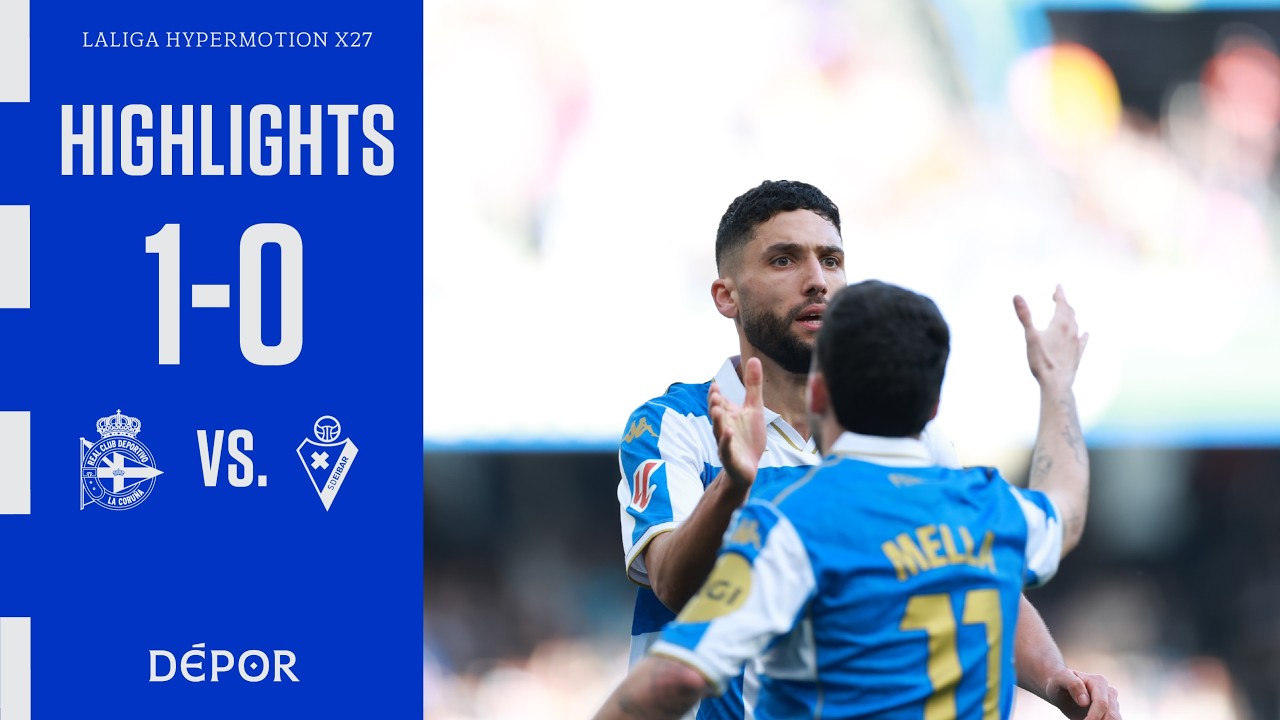 Resumen del RC Deportivo 1-0 SD Eibar
