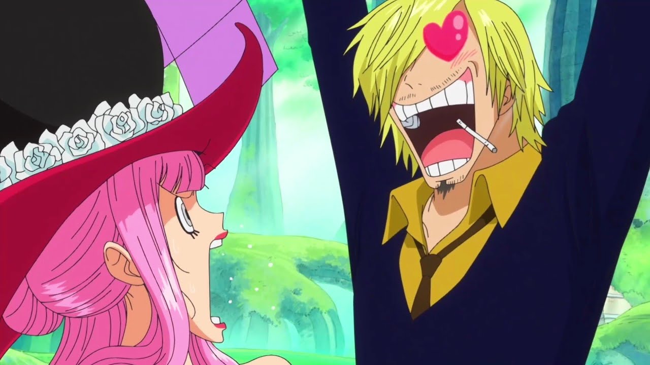 Sanji e Brook sendo gados e reencontro dos Mugiwaras (Dublado)