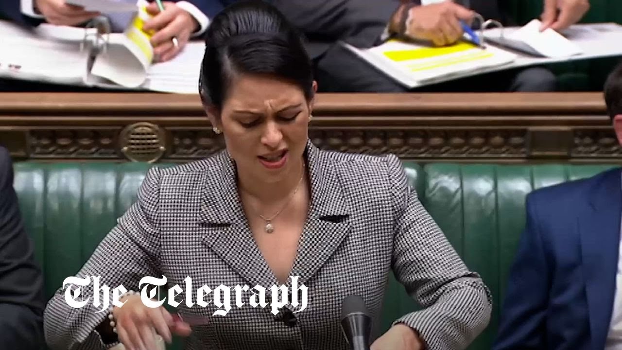 Priti Patel tells MPs to 'shut up' hours before resigning as Home Secretary