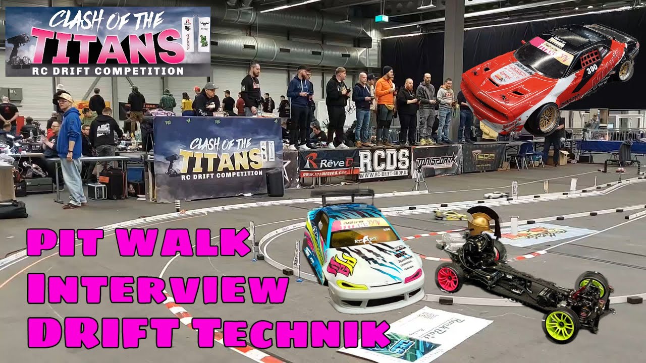 Faszination RC Drift Racing - Technik Menschen beim Clash of the Titans 2024 - Modell Leben