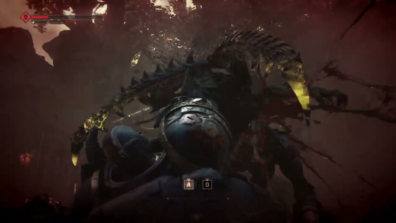 Warhammer 40000  SPACE MARINE 2 The lictor full bossfight all attacks shown