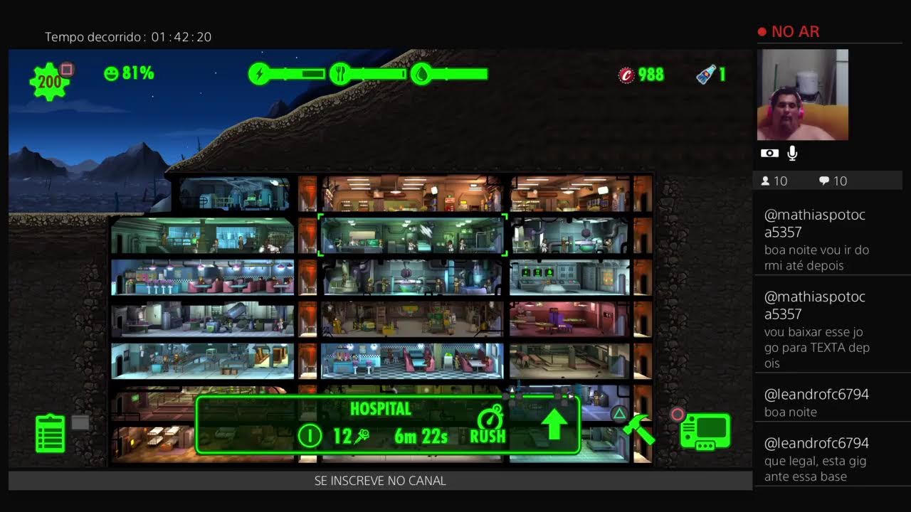 Live Rápida - Fallout Shelter - PS4