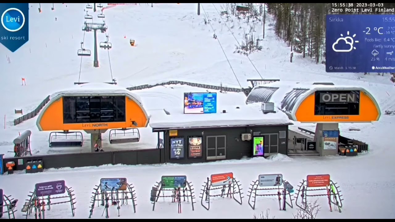 Livecam4k | zero point levi finland | Finland live cam  | Episode 5