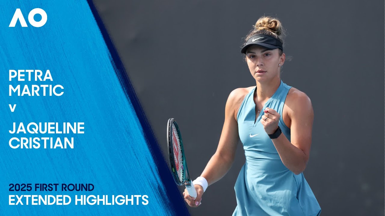 Petra Martic v Jaqueline Cristian Extended Highlights | Australian Open 2025 First Round