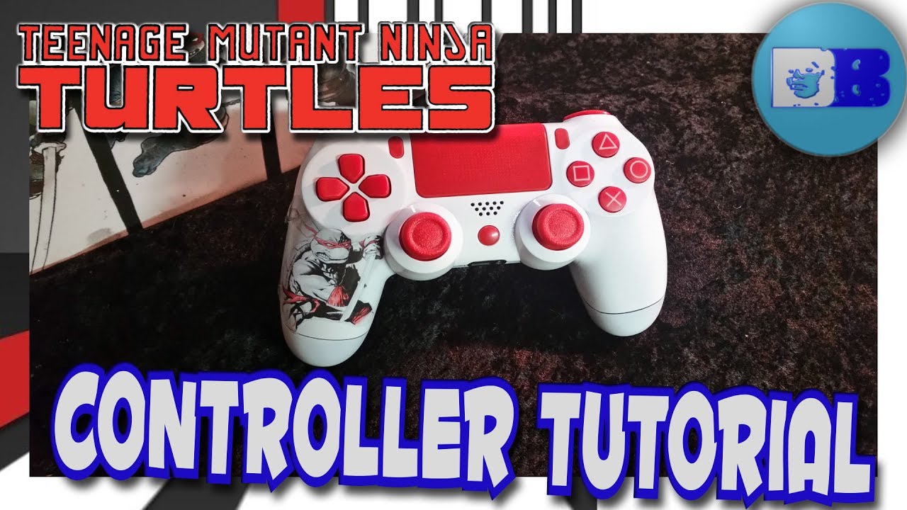 How to paint a PS4 Controller - TMNT (A Drumblanket DIY Tutorial)