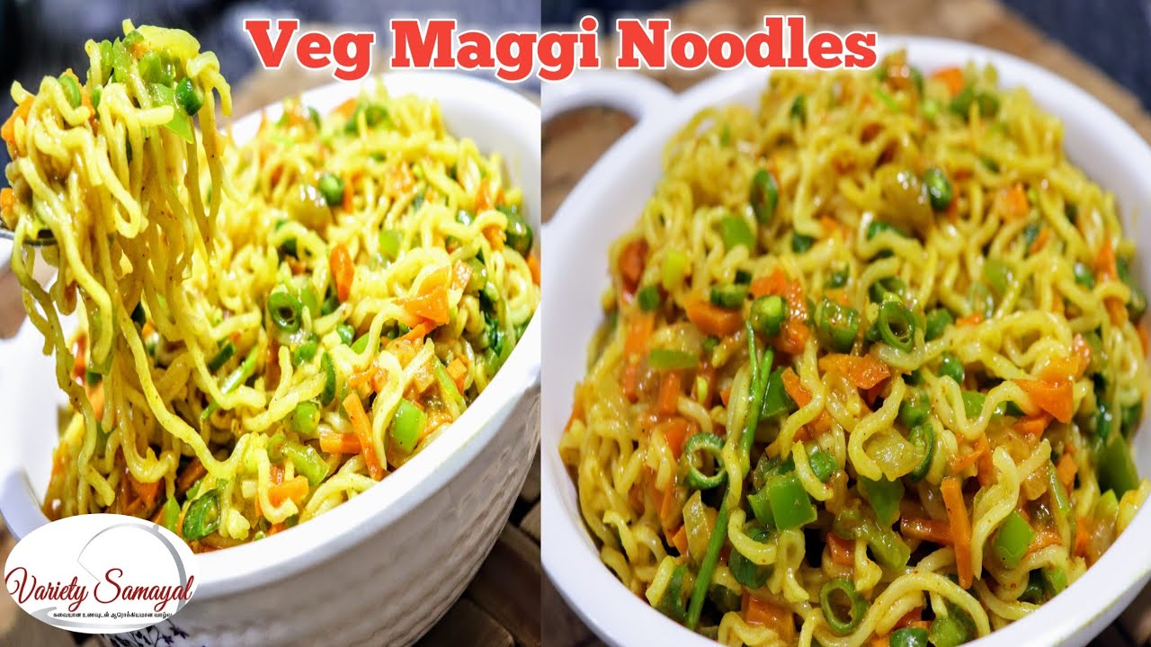 Maggi masala noodles in tamil | How to make Vegetable Maggi Noodles | Maggi Noodles #breakfast