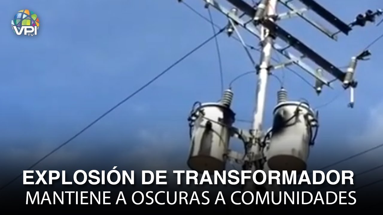Trujillo - Explosión de transformador tiene a oscuras a comunidad  - VPItv