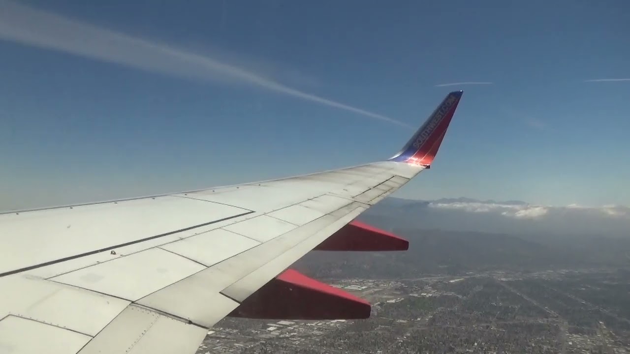 Southwest 737-700 Takeoff from Burbank (BUR)