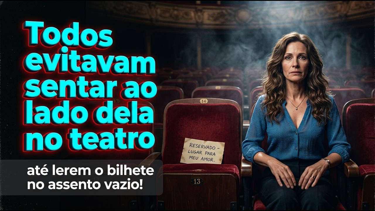 Ninguém Sentava ao Lado Dela no Teatro... Até Descobrirem o Bilhete no Assento Vazio