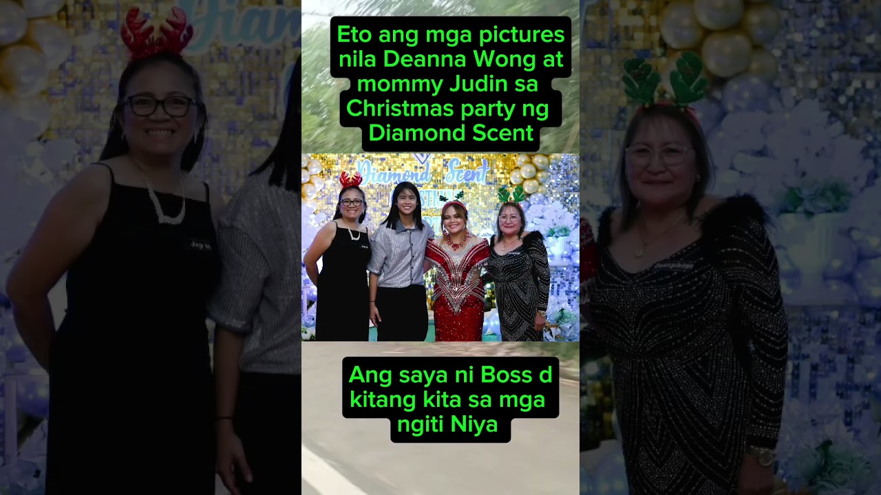 Eto ang mga pictures nila Deanna Wong sa Christmas party ng Diamond Scents #deavy #deannawong