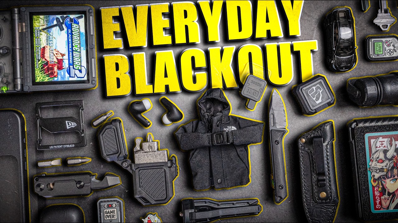 The Most INTENSE All-Black EDC Loadout You&rsquo;ll Ever See!