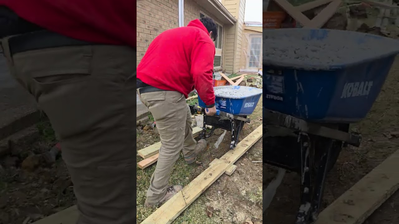 Fence, drain, retaining wall installation