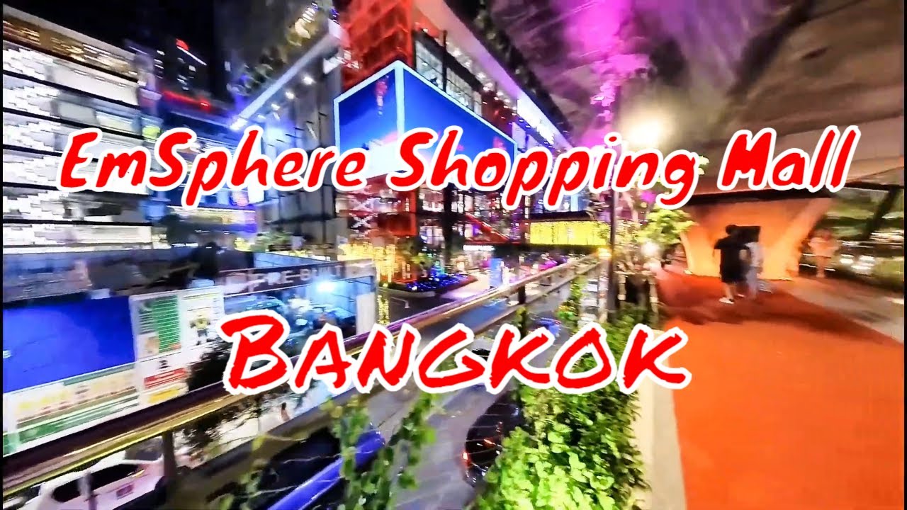 Walking from Emporium Shopping Mall to the Newest EmSphere Shopping Mall in Bangkok (2023-12-21)