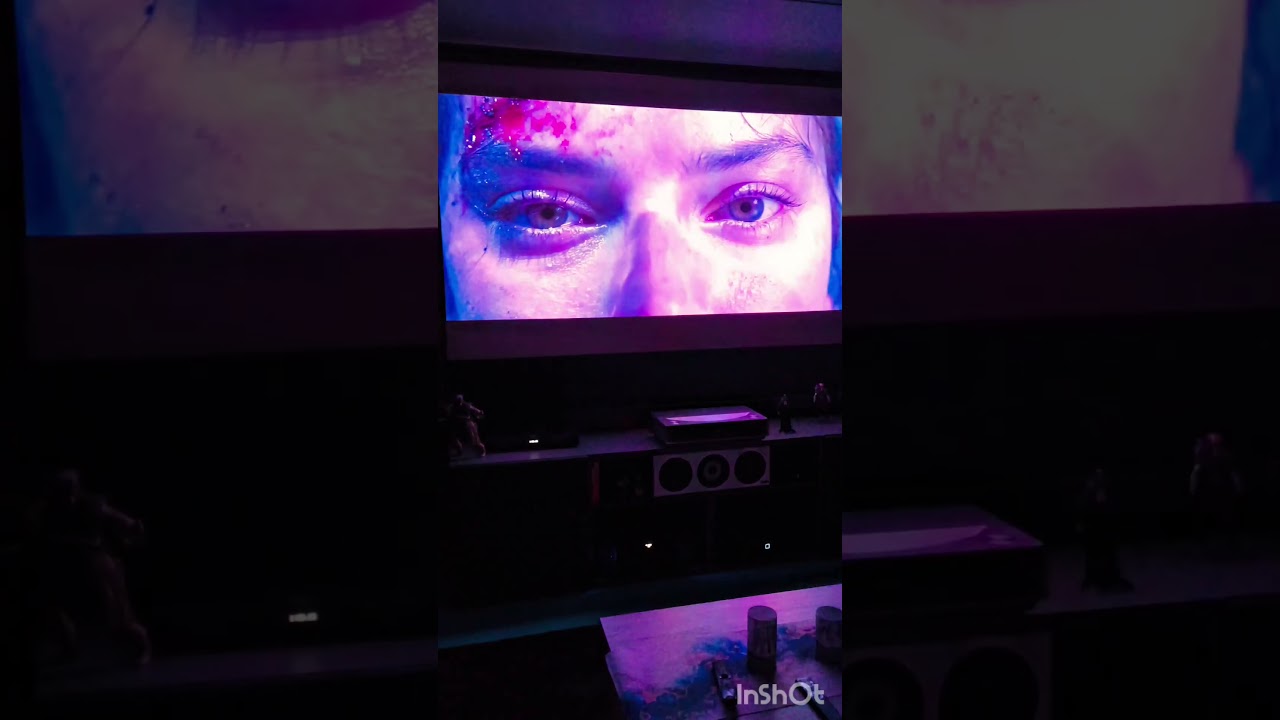 Laser TV Hisense PT1 🤩👌🏻#Hisense #Laser TV #heimkino #teufelaudio #4kbluray