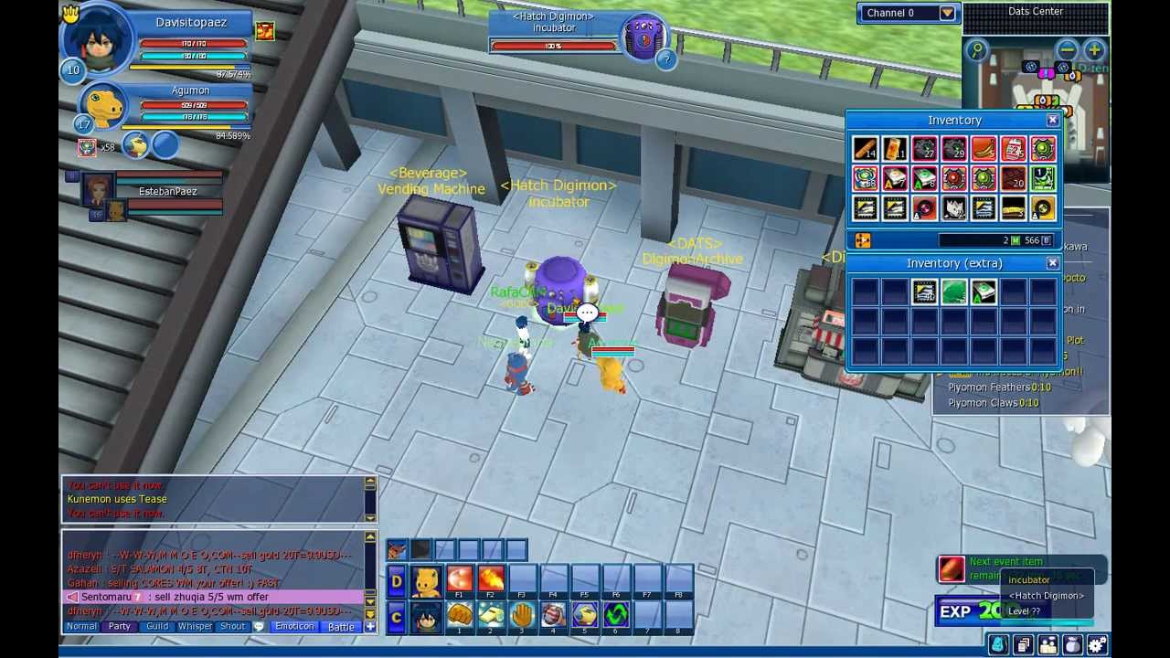 Joymax Digimon Masters Online / Hatching Dorugamon (4/5) (Gameplay)