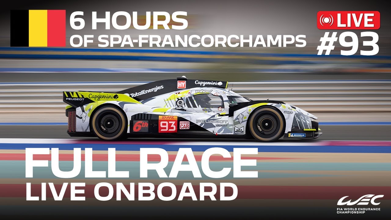 Live Onboard #93 | FULL RACE | 6 HOURS OF SPA-FRANCORCHAMPS