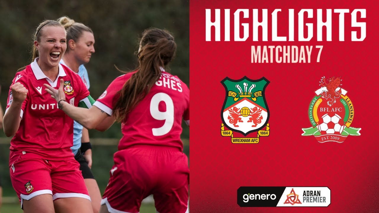 HIGHLIGHTS | Wrexham AFC Women vs Briton Ferry Llansawel