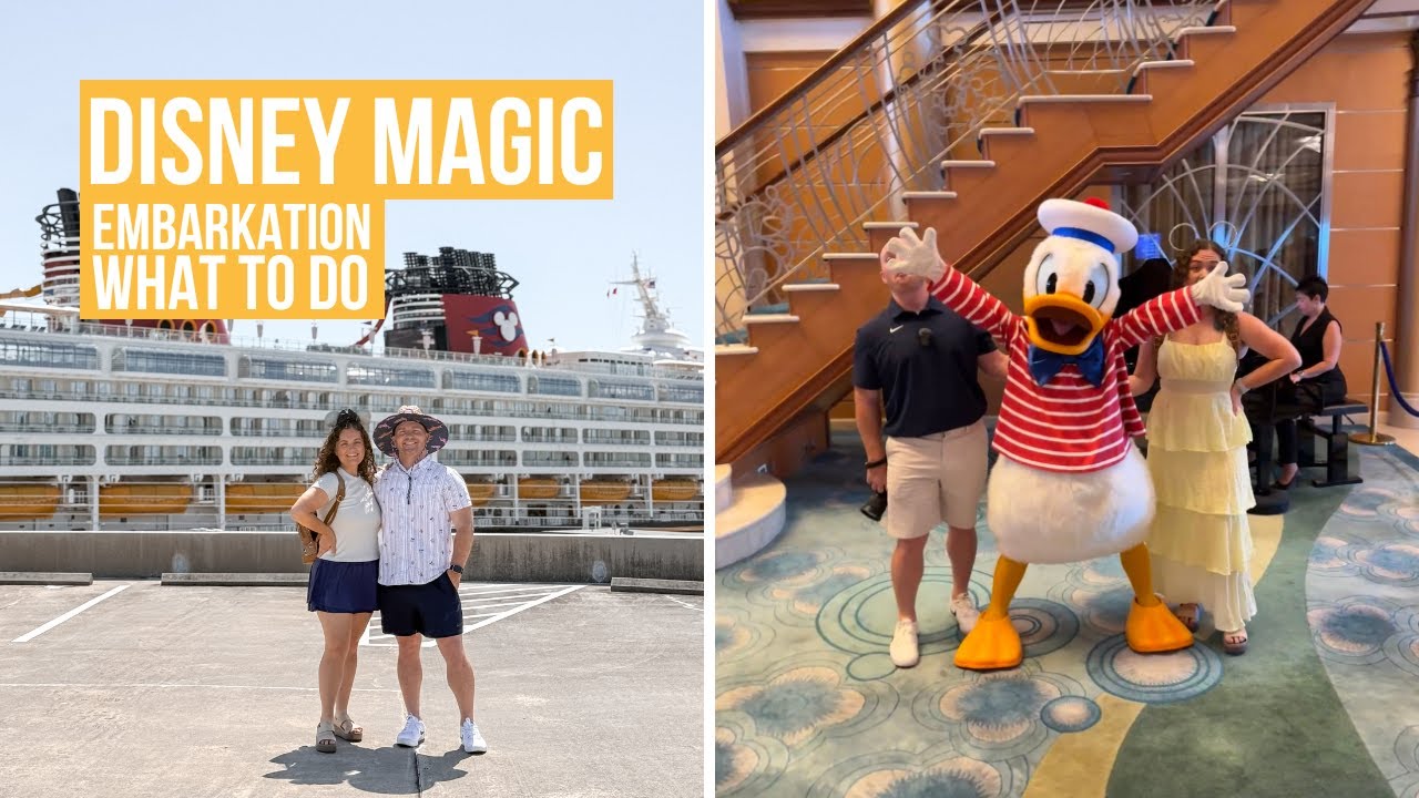 Disney Magic Embarkation Day at Port Canaveral, Florida - July 2025