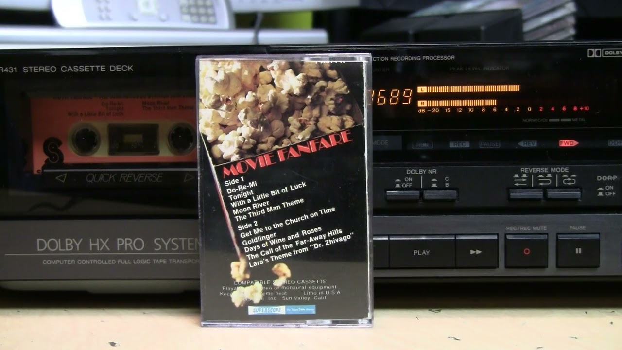 The Scarborough Strings & Orchestra - Movie Fanfare (1970 cassette)