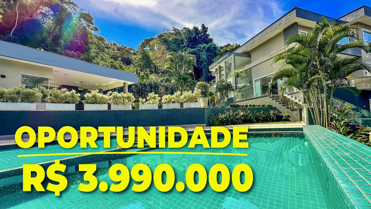 Mansão Moderna no Rio de Janeiro | Lazer Único e Preço de Oportunidade!