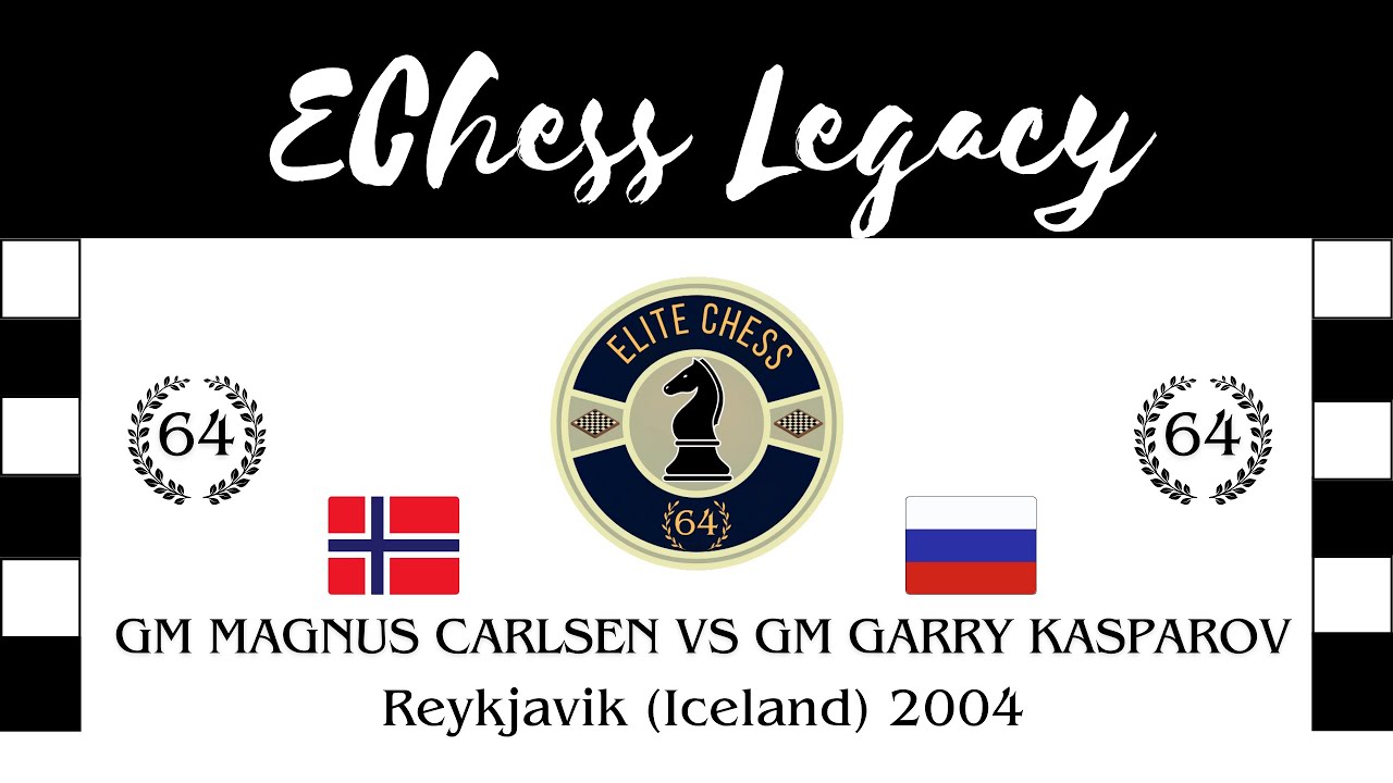 GM Magnus Carlsen vs GM Garry Kasparov. Reykjavik (Iceland) 2004