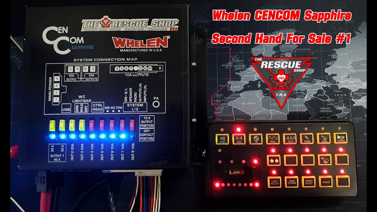 #1 Whelen CENCOM Sapphire Second Hand For Sale