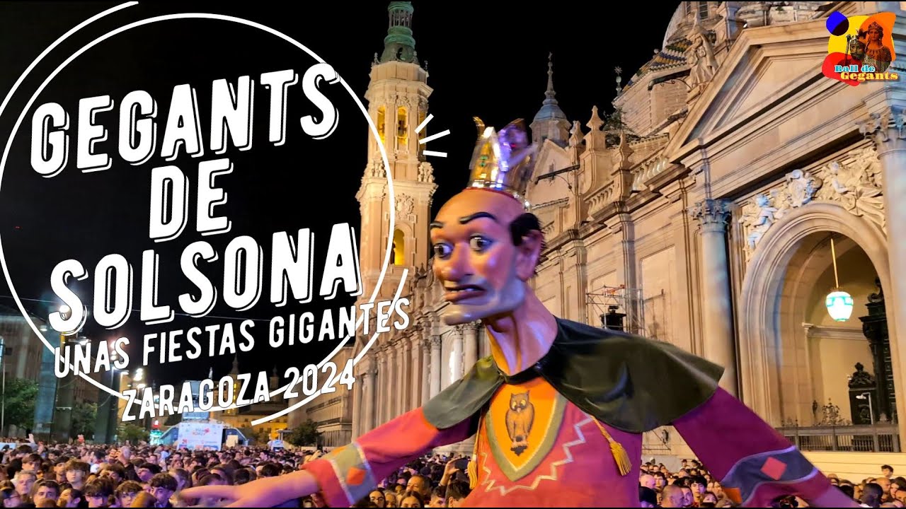 Los Gigantes de Solsona invaden Zaragoza 😍 | Tradición y fiesta en las calles