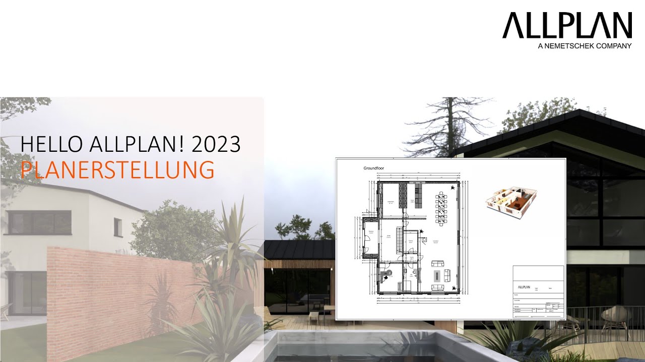 Hello Allplan! 2023 - Planlayout