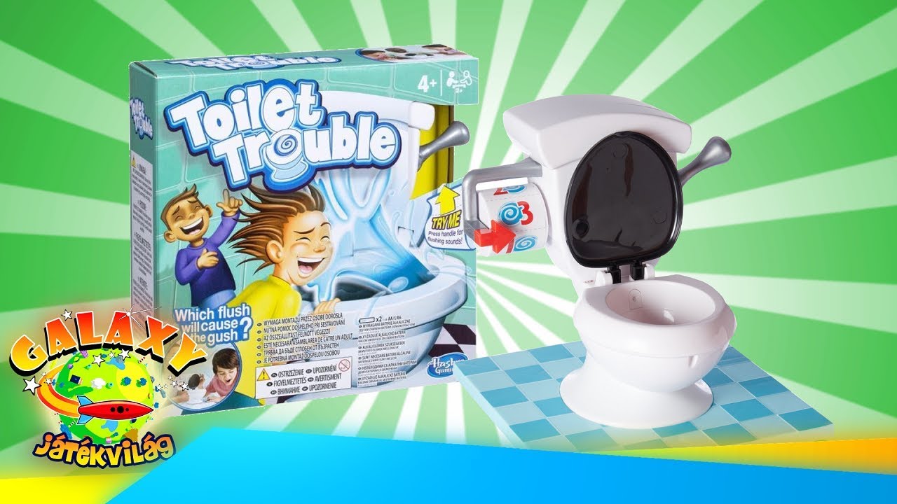 WC Fröcskölt Minket Arcon! - Toilet Trouble Társasjáték Bemutató