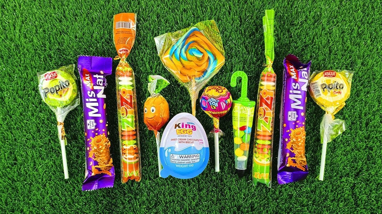 Candy Lollipops and Sweets | Yummy Rainbow Lollipops Unpacking | ASMR | Satisfying Video
