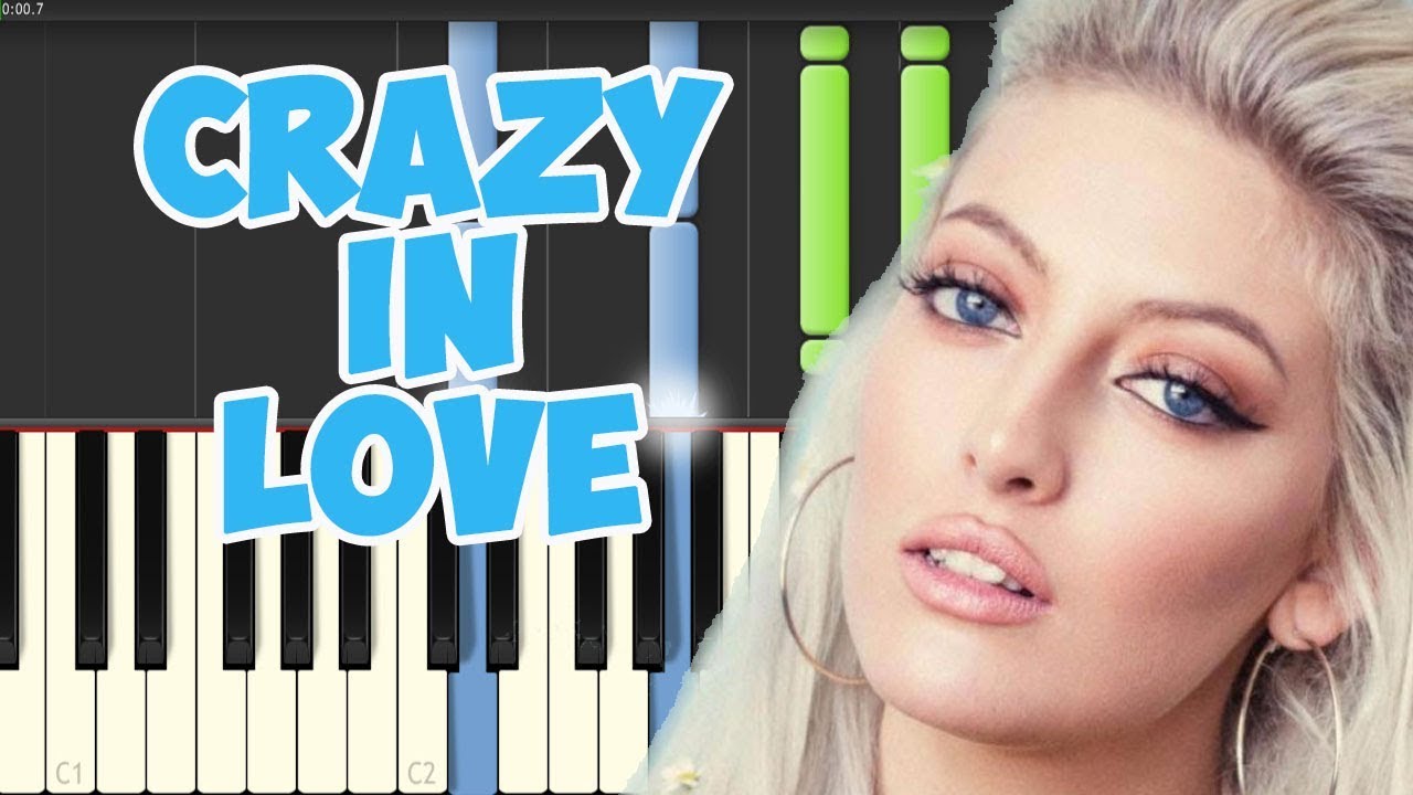 🎹 sofia karlberg - crazy in love (Piano Tutorial) ❤️♫