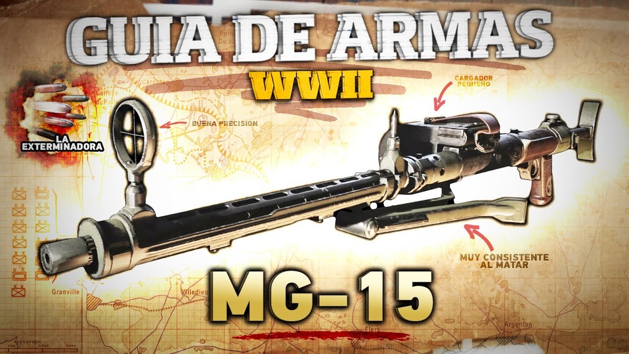 GUIA de ARMAS COD WWII - MG-15, la ligera del exterminio (Estadísticas y Mejores Clases)