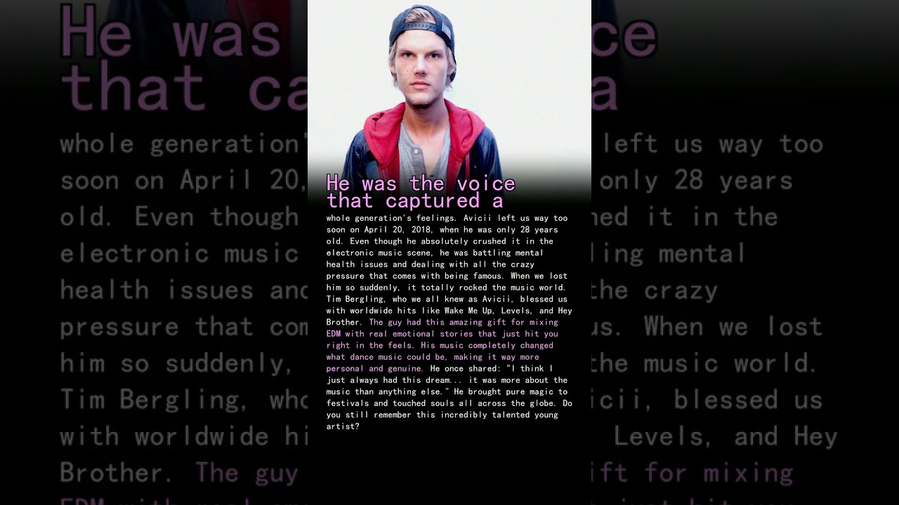 Avicii passed away at the age of 28 km66 SlvaMY 02 score65 unknown irvine ca tim bergling aka