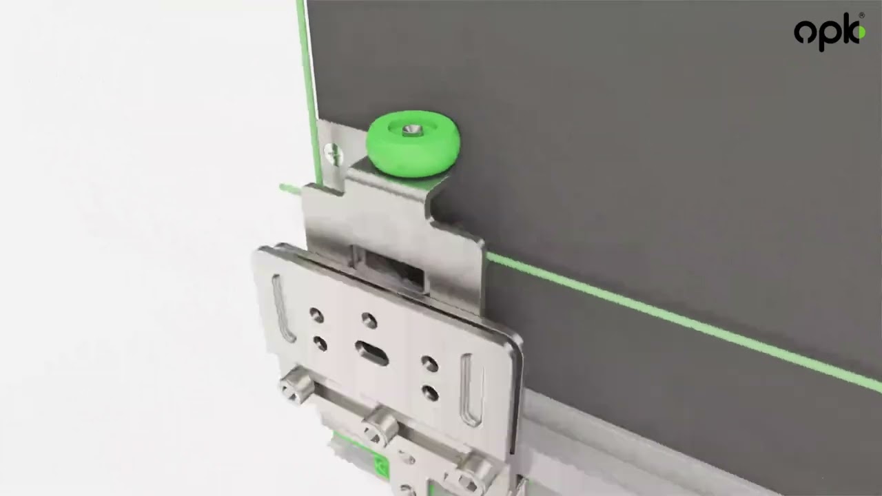 OPK simple furniture pocket door -  הוראות התקנה פוקט דור ללא בלימה