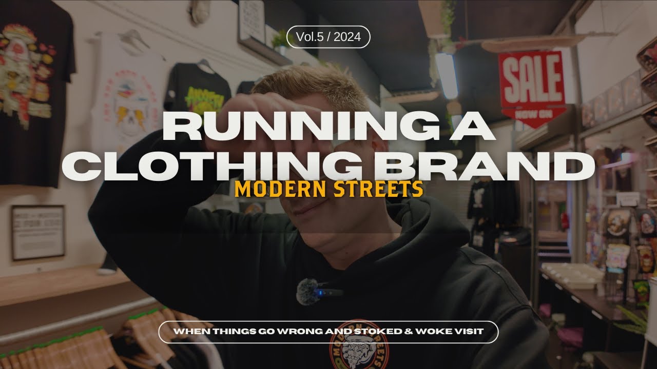 Running A Clothing Brand:  When Things Go Wrong and Stoked & Woke Visit, Vlog 5