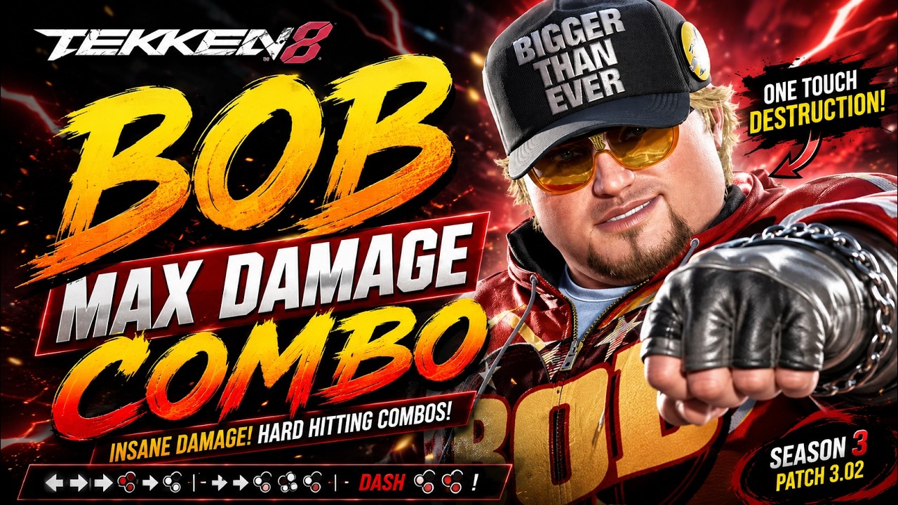 Tekken 8: Максимально дамаговое комбо на Бобе