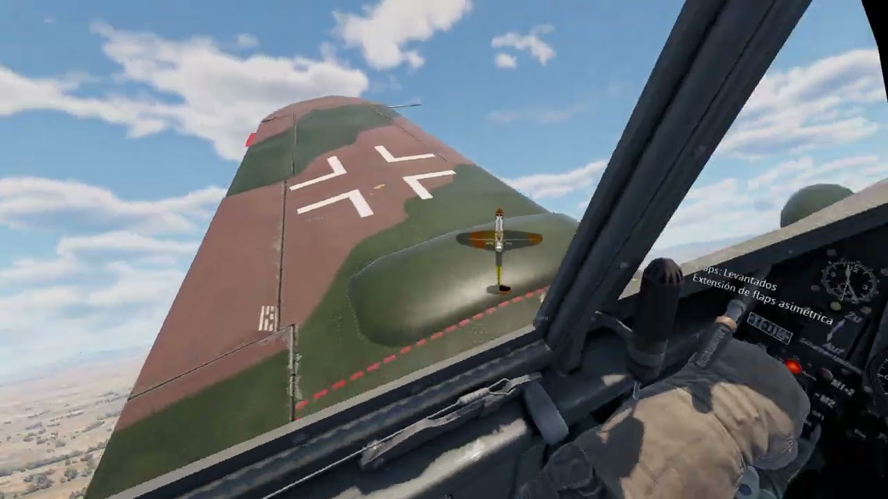 Bf 109 K4 vs P51H War Thunder VR Simulator Battles